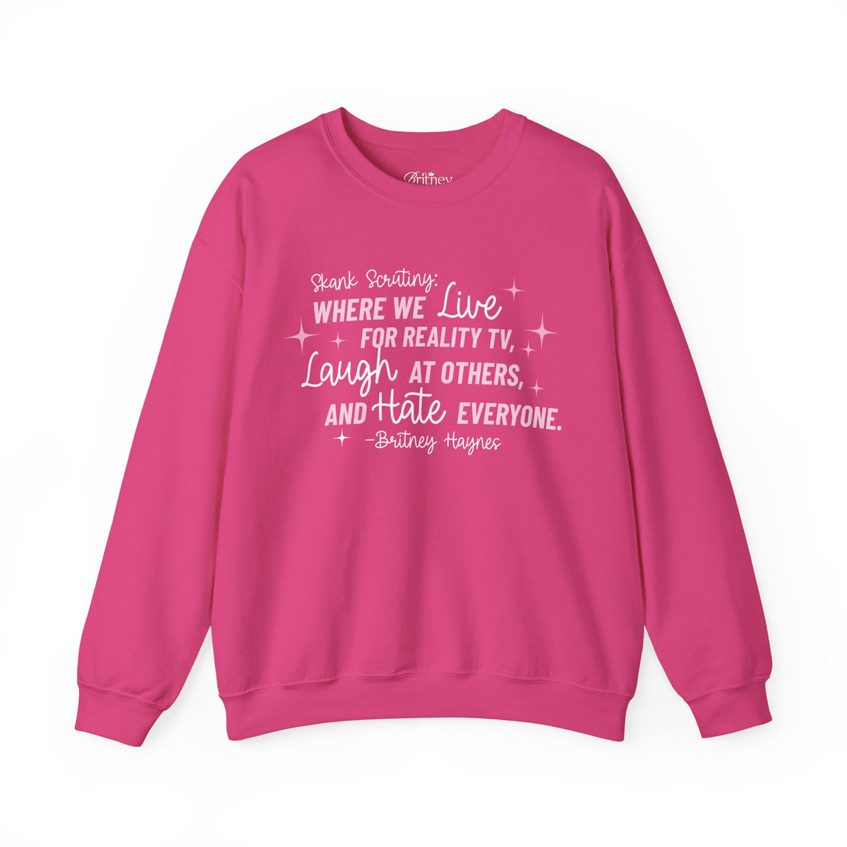 Skank Scrutiny Crewneck Sweatshirt