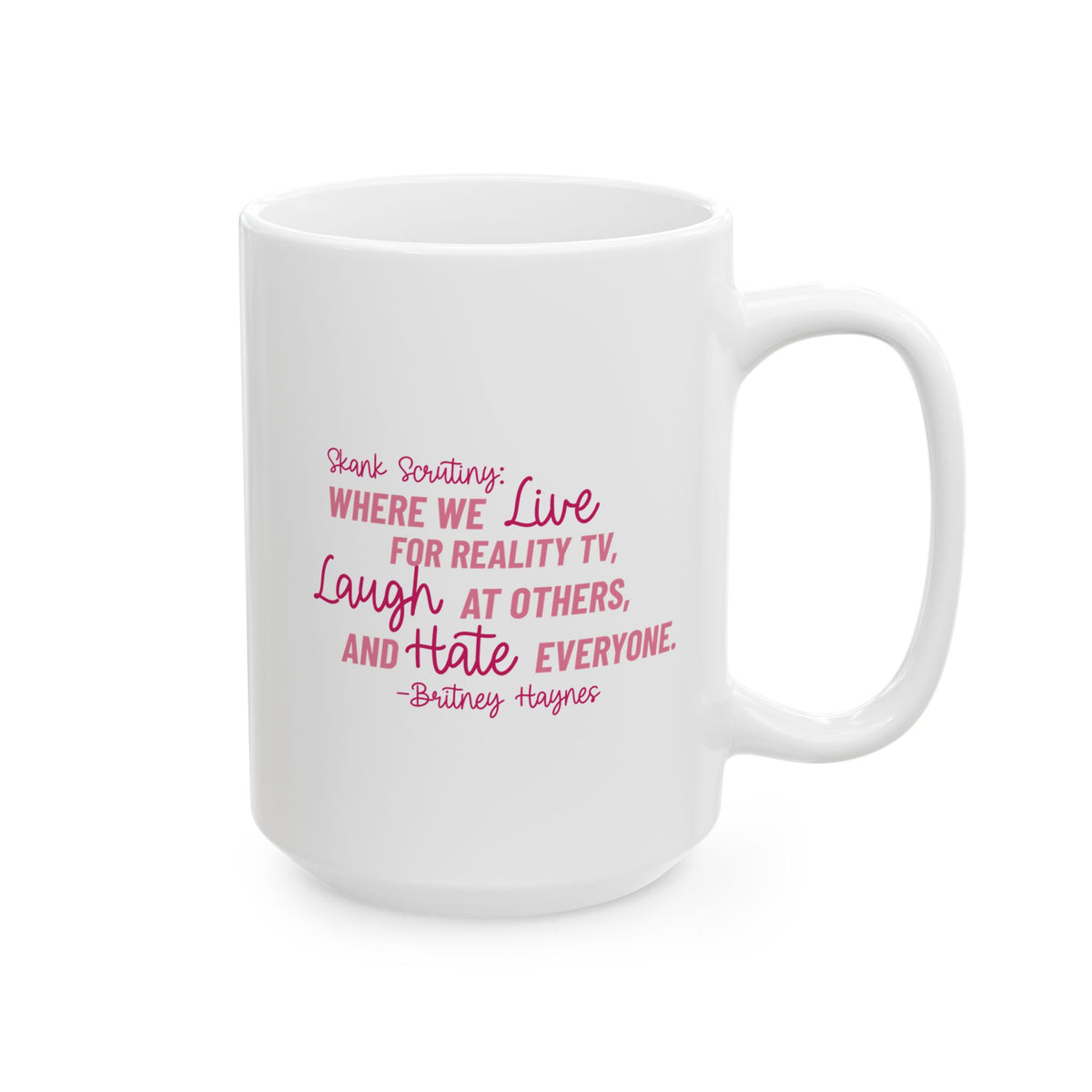 Skank Scrutiny Mug