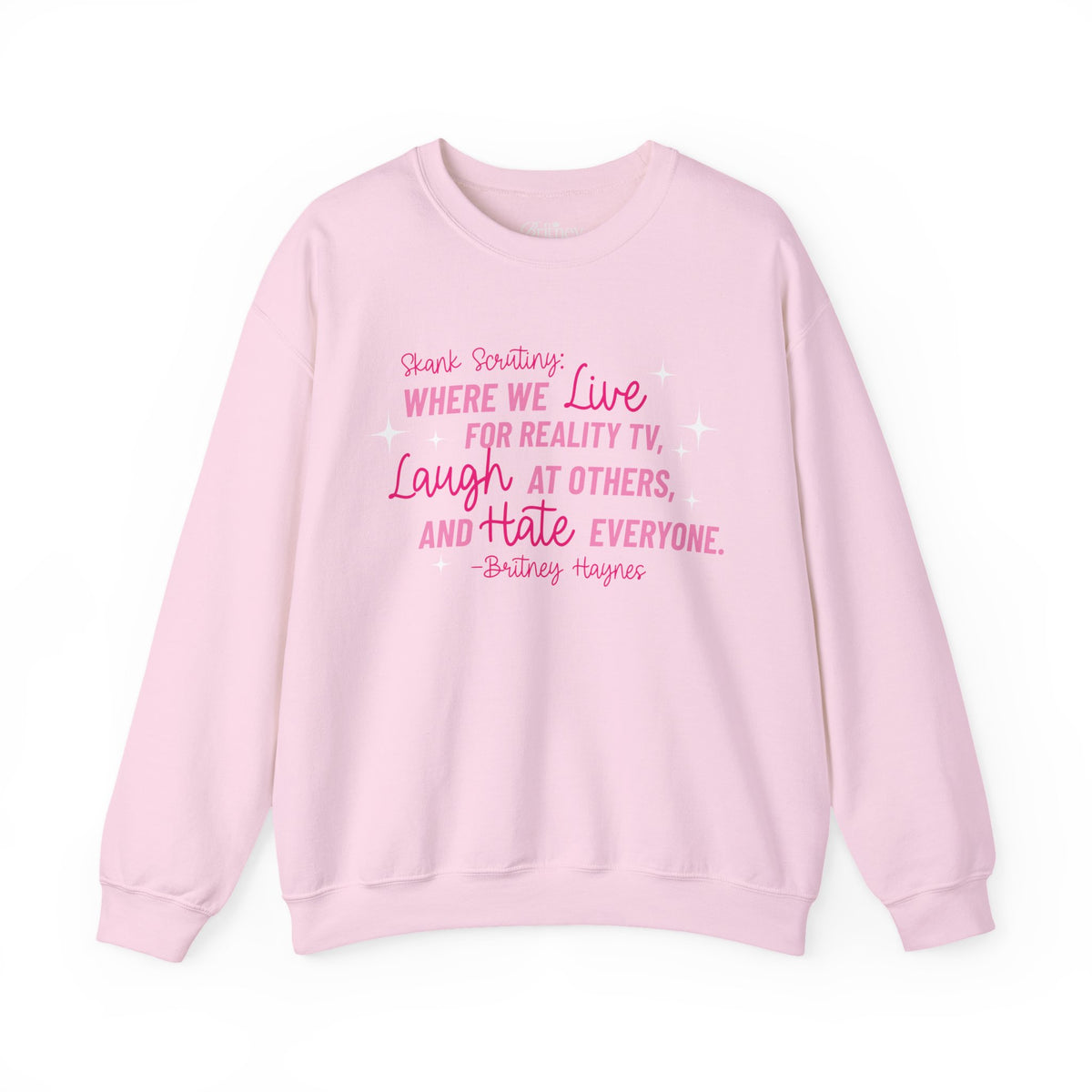 Skank Scrutiny Crewneck Sweatshirt