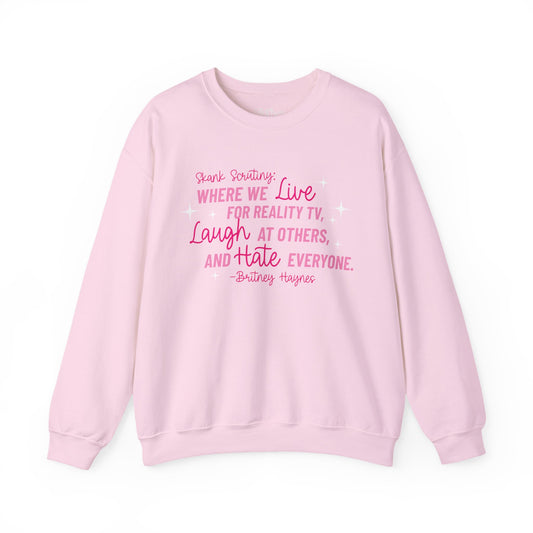 Skank Scrutiny Crewneck Sweatshirt